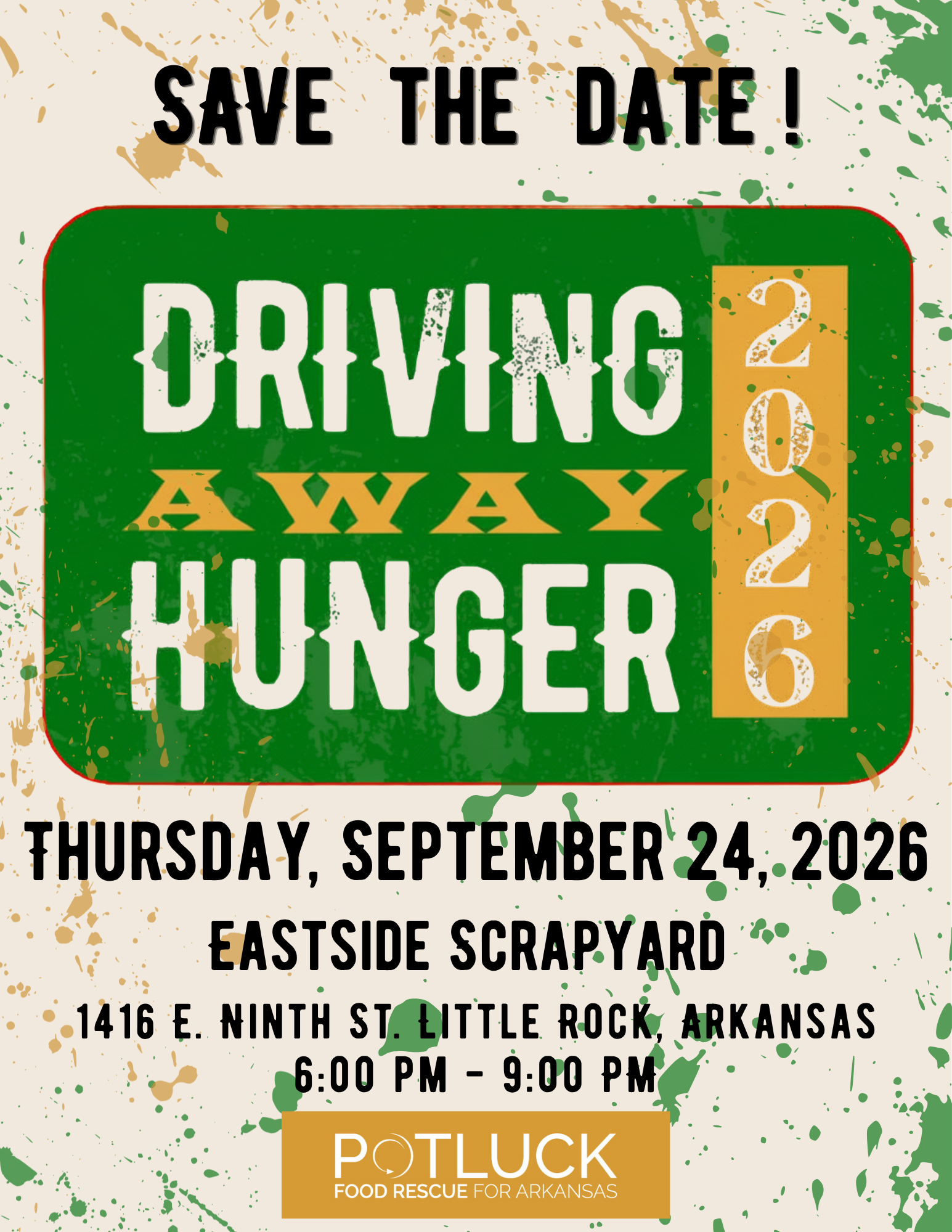 Driving Away Hunger 2026 - Save the Date